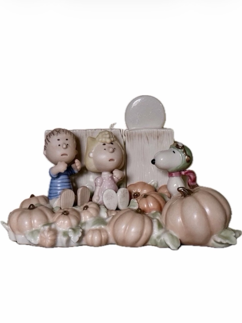 Lenox Peanuts Great Pumpkin Patch Snoopy Charlie Brown Sally Porcelain 2006